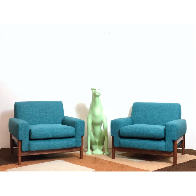 Pair of vintage "kiushu" armchairs - made in italy - the armchairs are italian-made from the 1960s. The kiushu model was...