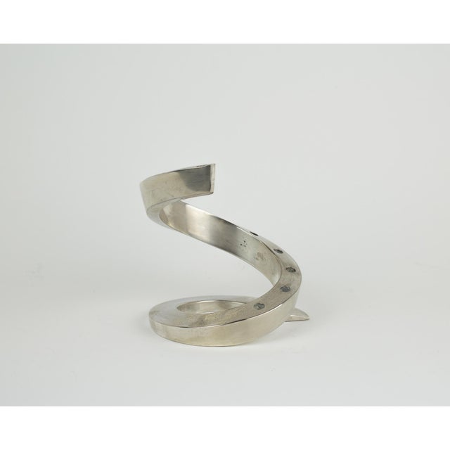 Dansk Silver Spiral Candle Holder Chairish