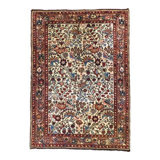 Antique Persian Rug. 3'4"x 4'9" For Sale