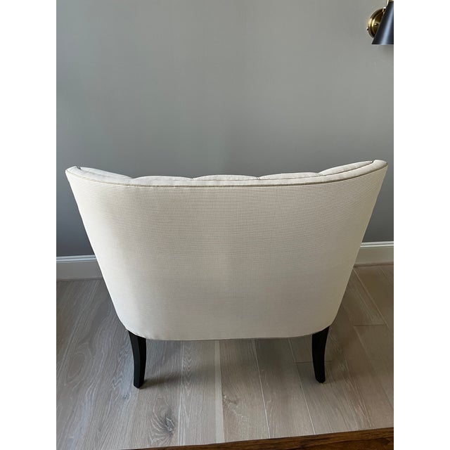 Taupe Curved Bench by Kravet For Sale - Image 8 of 8