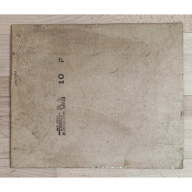 Perrier, Still Life with Candleholder and Candy Dish, 1946, Oil on Cardboard For Sale - Image 11 of 12