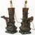 Art Deco Metal and Marble Fisherman's Lamps, 1940s, Set of 2 For Sale - Image 11 of 11