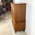 United Furniture Corporation Vintage Mid-Century Modern Walnut Highboy Dresser With Sculpted Pulls For Sale - Image 4 of 12