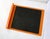 Black Wall Blackboard in Orange Plastic by Lynx, France, 1970s For Sale - Image 8 of 12