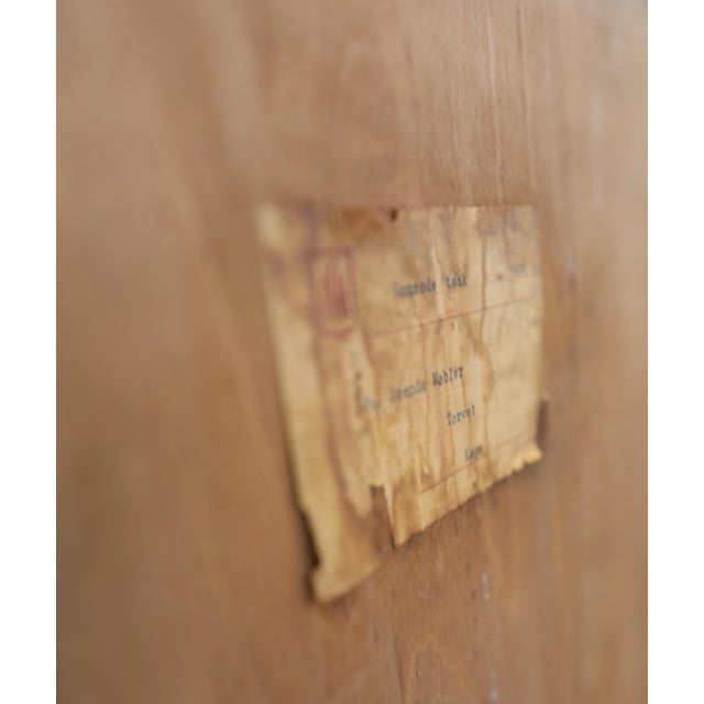 Wood Danish Teak Chest of 6 Drawers, 1960s For Sale - Image 7 of 14