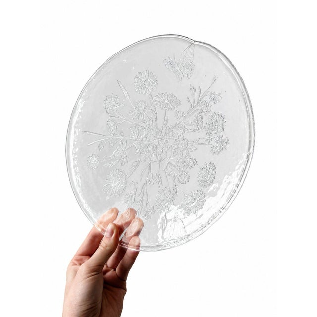 Ulla Crystal Glass Plate from Kosta Boda, 1980s For Sale - Image 3 of 6