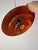 Danish Gold Orange Slatted Lamp For Sale - Image 10 of 11
