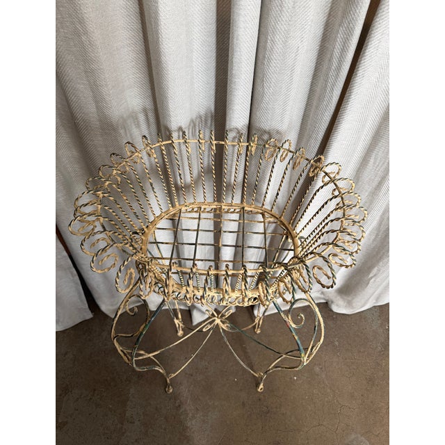French Wire Footed Planter For Sale - Image 4 of 5