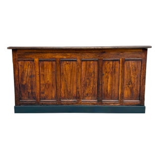 Antique Walnut Trade Counter, 1900 For Sale