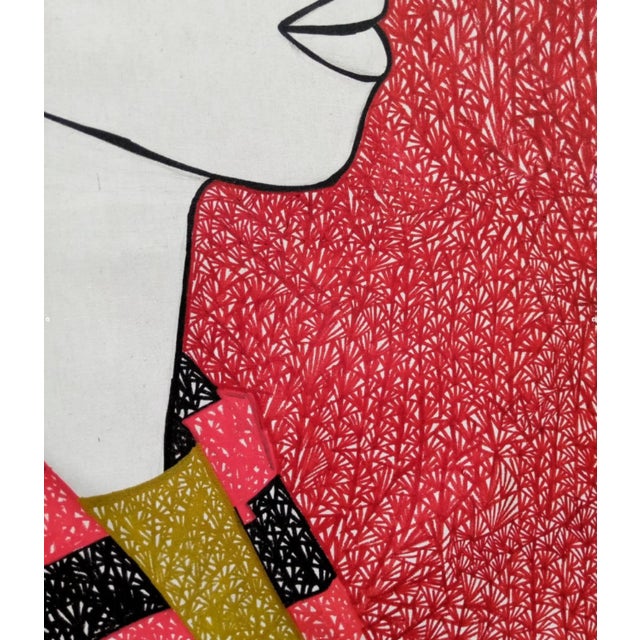 2020s Bernice Is the Fairest of All, Acrylic on Canvas Painting For Sale - Image 5 of 5