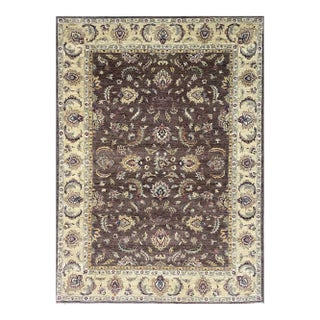 Handwoven Indian Agra Area Rug 8x11 For Sale