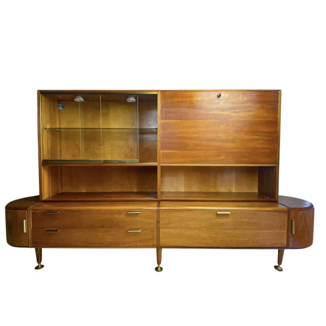 Sideboard with Desk by A.A.Patijn for Zijlstra Joure, 1950s For Sale - Image 4 of 11