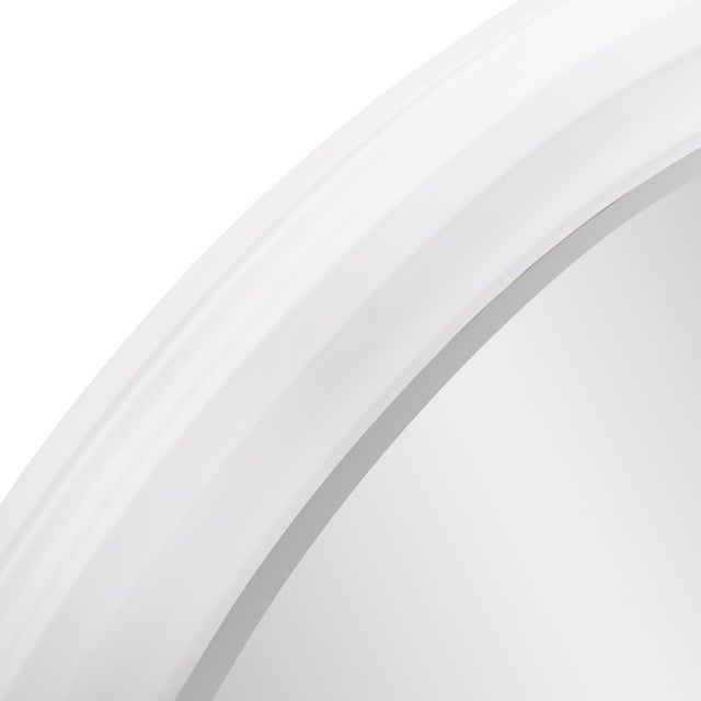 Kenneth Ludwig Chicago George Arched Mirror White For Sale - Image 4 of 9