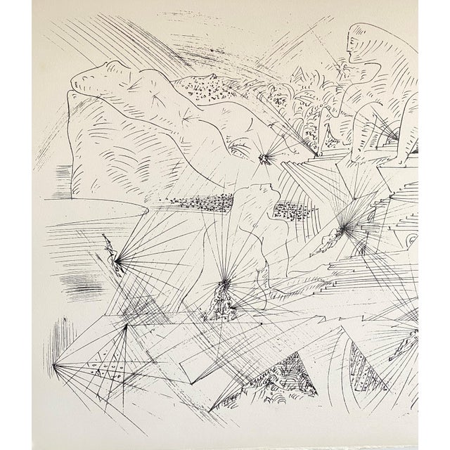 Surrealism André Masson, French Abstract Surrealist Lithograph Andre Masson Mourlot Paris Limited Edition, 1961 For Sale - Image 3 of 7