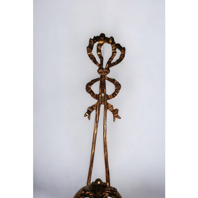 2-Armed Applique with Porcelain Plaque, 1920s For Sale - Image 4 of 8