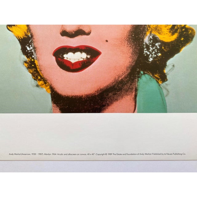 【貴重】Andy Warhol 1989 originalポスター Andy Warhol Exhibition Poster: A Retrospective (Original