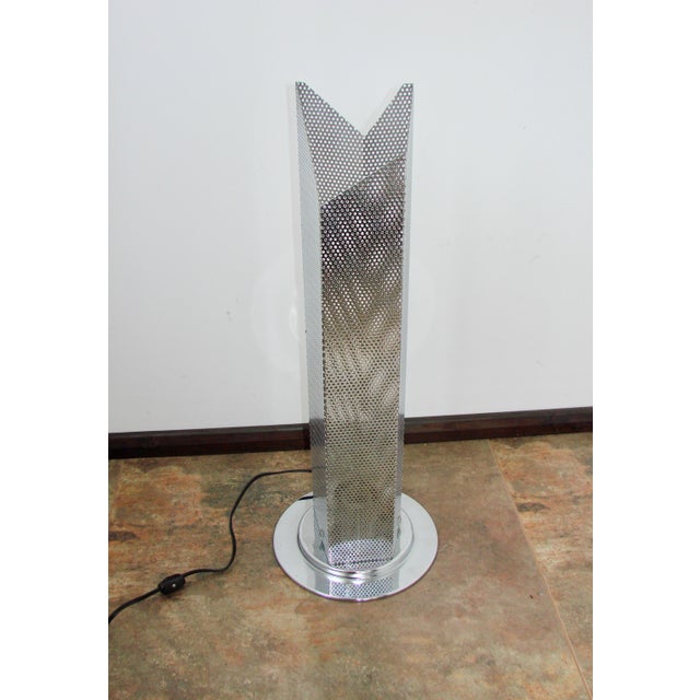 1980s Modern Chrome Floor Lamp, 1980s For Sale - Image 5 of 9