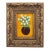 Original Floral Still Life Painting White Tulips in Gold Ornate Frame - Signed “Cathy” For Sale
