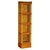 Antique Modular Honey Oak and Gilt Brass Stacking Bookcase with Glazed Retracting Doors For Sale - Image 18 of 18