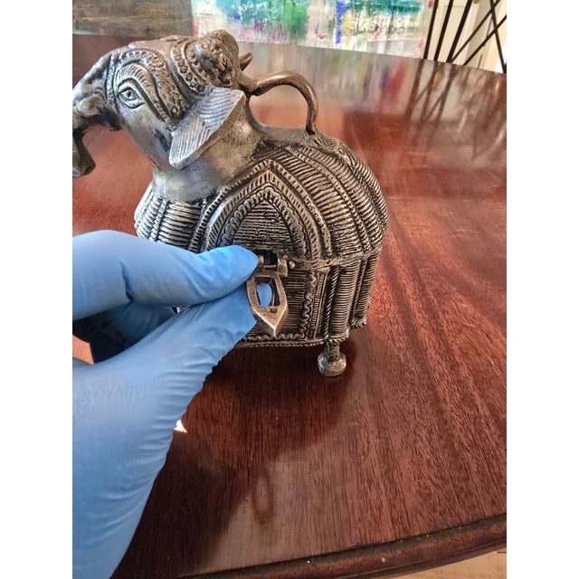 Vintage Elephant Jewel Box For Sale - Image 11 of 12