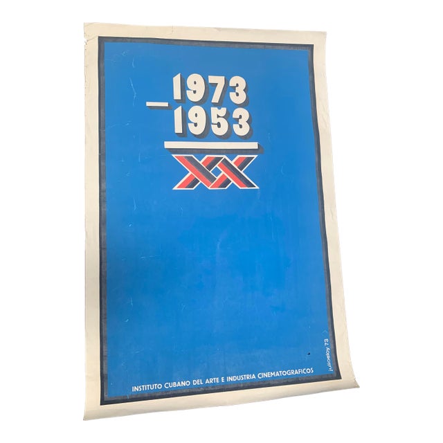 1973 XX Aniversario Moncada Cuban Revolutionary Propaganda Poster by Julio Eloy For Sale