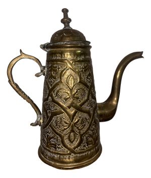 Antique Chiseled Teapot, 1920s