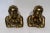 Brass statues of Spanish men. Set of 2