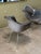 Mid-Century Modern Fiberglass Armchairs Zenith C.G. Elephant Hide Grey by Charles and Ray Eames for Herman Miller, 1950s, Set of 2 For Sale - Image 3 of 18