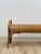 Mid 20th Century French Style Bentwood Rattan Woven Bench Vintage MCM 1960s Accent Boho Design For Sale - Image 5 of 11