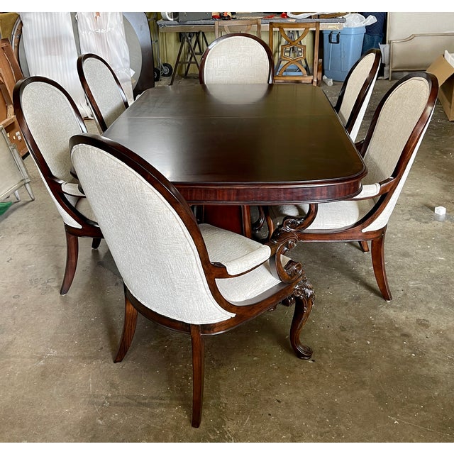 Thomasville Furniture Brompton Hall Regal Mahogany Dining Table N Chair