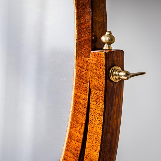 Biedermeier Table Mirror with Eagle, Vienna, 19th Century For Sale - Image 6 of 9