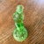 1930s Czech Green Glass Figure of Lady Flower Frog For Sale - Image 5 of 11