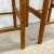 Burnt Umber Pair Vintage Modern Teak Barstools For Sale - Image 8 of 12