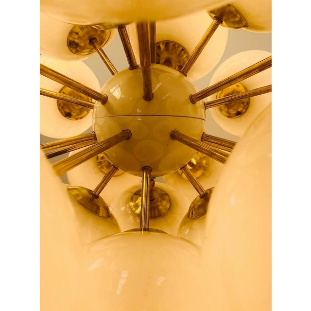 Glass 21st Century Ovale Pebble Murano Sputnik Chandelier by Fabio LTD For Sale - Image 7 of 7