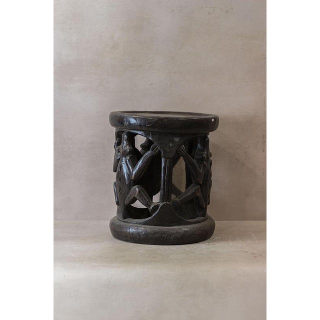 Vintage Baule Wood Side Table For Sale - Image 3 of 5