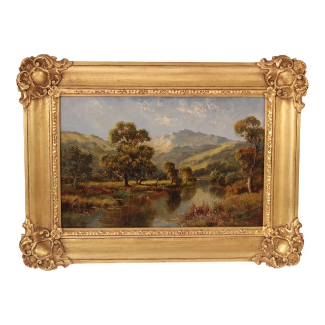 Early 20th Centuty Landscape Painting For Sale