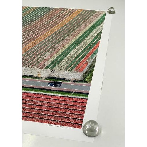 Bernhard Lang, av_tulip_fields_010: Aerial View, Limited Edition Photograph For Sale - Image 6 of 11