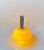 Silver Vintage Italian Pendant Lamp in Yellow Glass and Chrome Plating, 1970s For Sale - Image 8 of 11