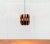 Mid-Century Modern Danish Copper and Black Metal and Prism Pendant Lamp by Werner Schou for Coronell Elektro For Sale - Image 16 of 18