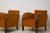 Vintage Swedish Art Deco Chairs with Velour Upholstery, 1930s, Set of 2 For Sale - Image 4 of 11