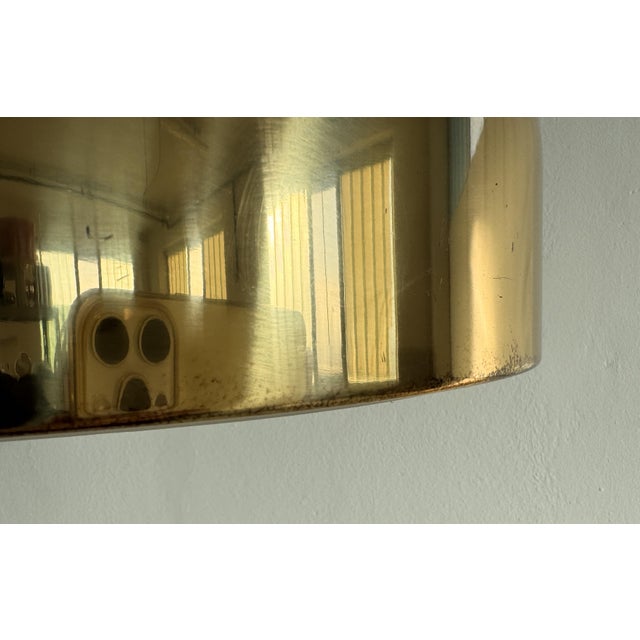 Swedish Pendant Light in Brass by Ateljé Lyktan, 1970s For Sale - Image 9 of 18