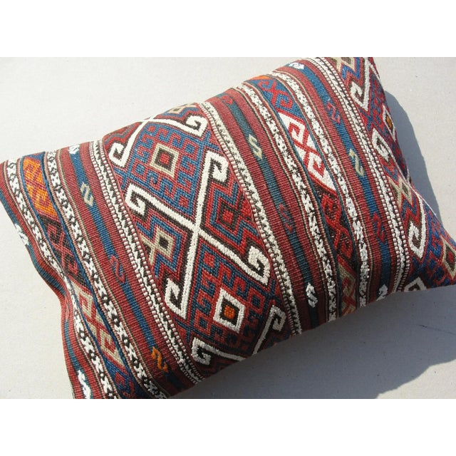 Textile Kilim Rug Pillow For Sale - Image 7 of 11