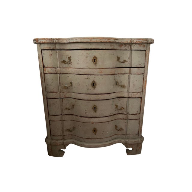 18th Century Swedish Painted Small Commode, 1900 For Sale - Image 9 of 9