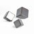 What is better than a simple three dimensional stoneware rendition of a square? A set of three. These cubist sculptures in...