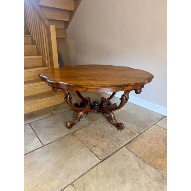 Antique Victorian Rosewood Centre Table, 1880s For Sale - Image 12 of 12