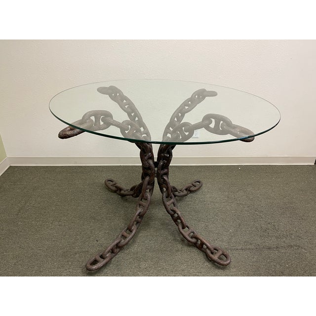 Vintage Chain Tables For Sale - Image 4 of 8