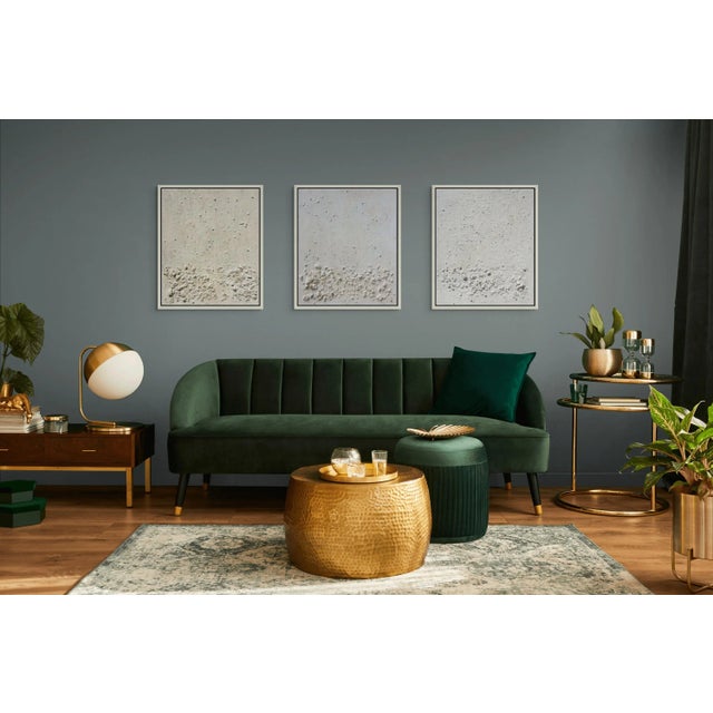 24" X 28" 'California Beach' # 1 - Natural Palette Abstract Relief Seascape / Seaside / Marine Oil Painting / Earth Tones / Pacific Ocean For Sale - Image 10 of 10
