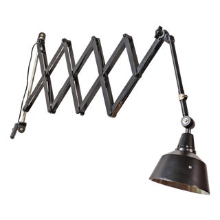 Vintage Black Workshop Lamp by Curt Fischer for Midgard, 1930s For Sale