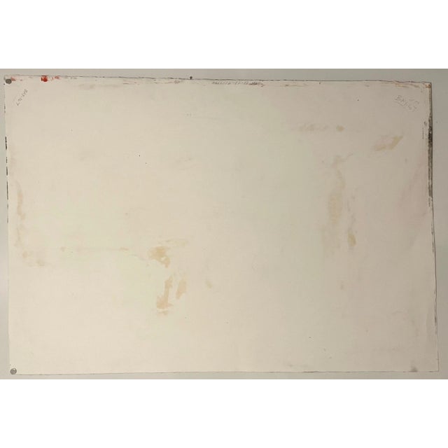 Gray 1987 Tom Lieber Abstract Expressionist Color Monotype Oil Painting by Tom Lieber For Sale - Image 8 of 12