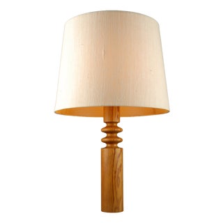 Pine Table Lamp by Uno Kristiansson for Luxus, 1970s For Sale